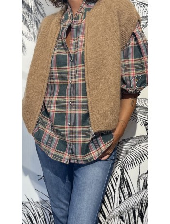 GILET LUGANO CAMEL