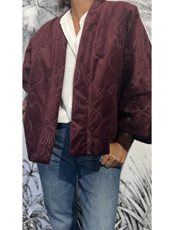 VESTE RUBENS BORDEAUX